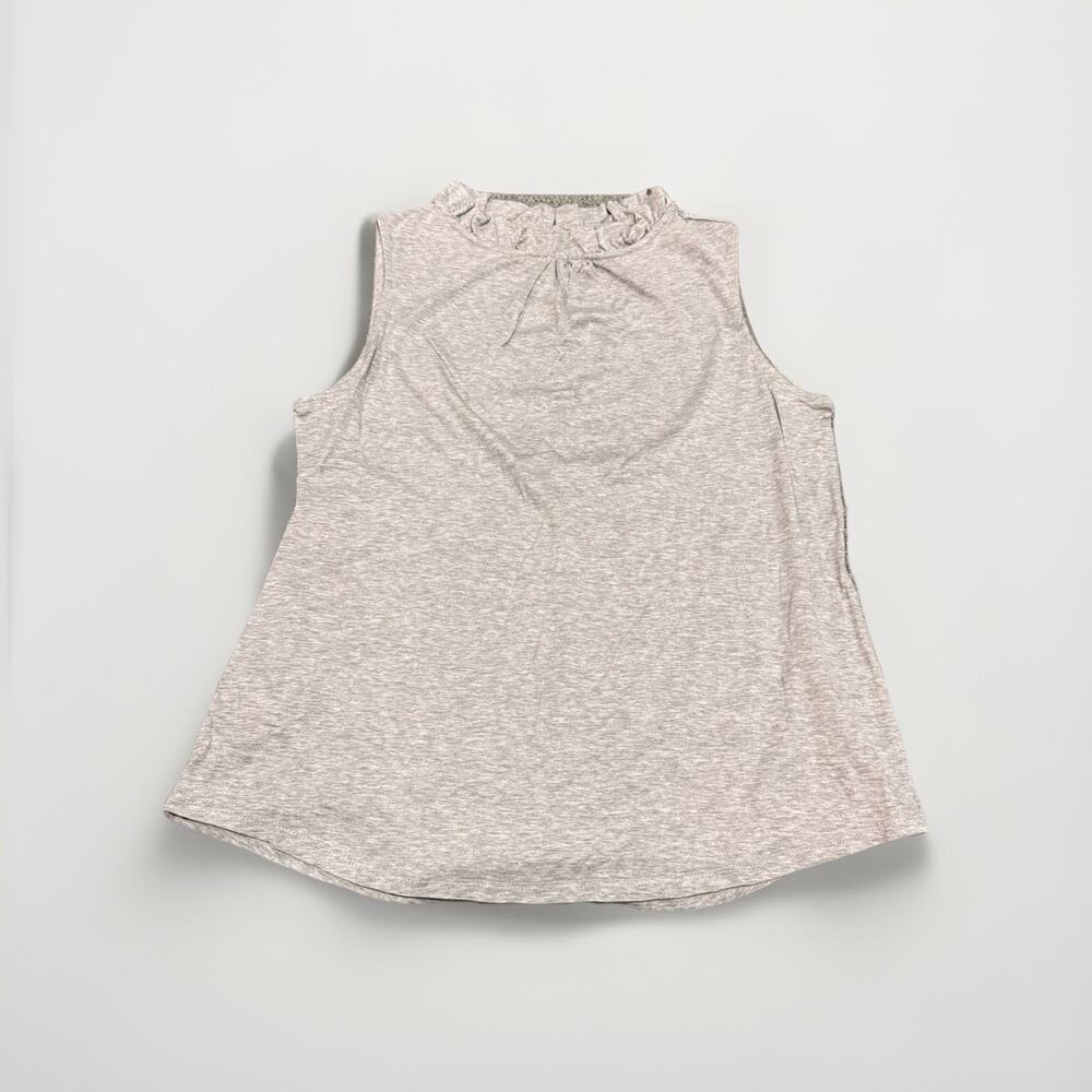 Ann Taylor Sleeveless Mock Turtleneck Size XS Gray